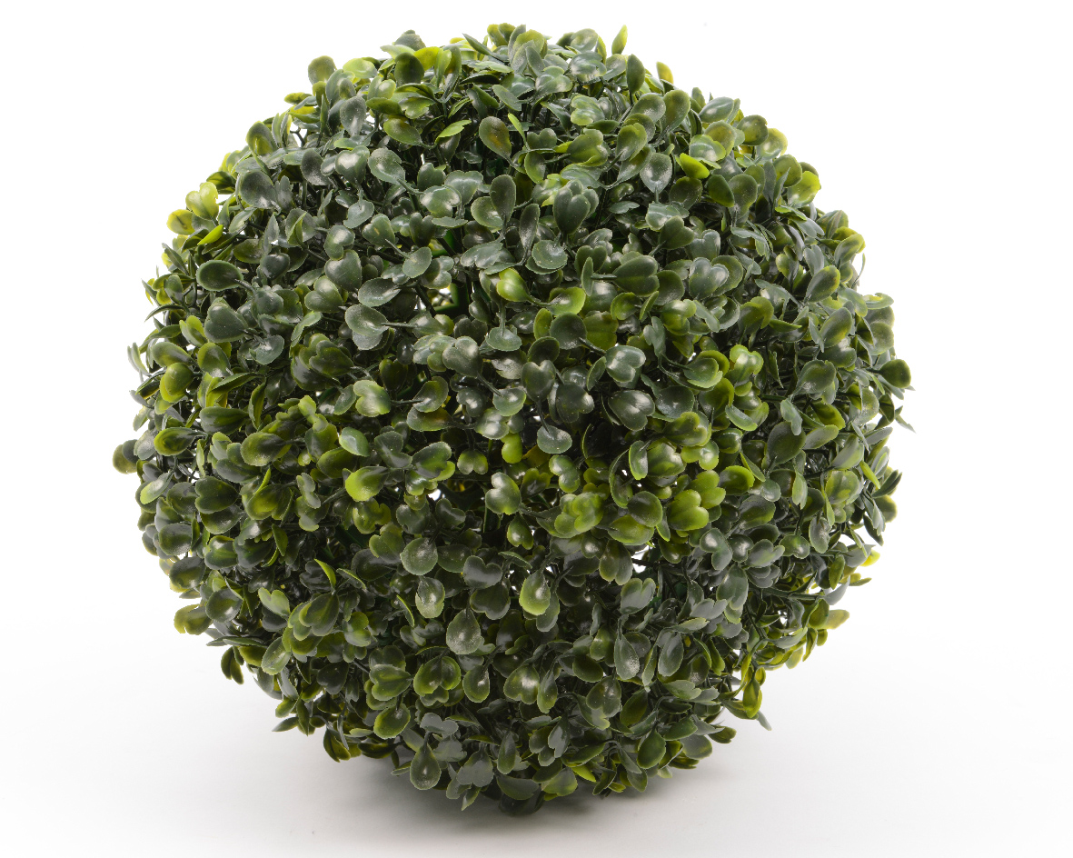 Kunstblumen Buchsbaumkugel Grün Ø 22 Cm - Pe Kunststoff