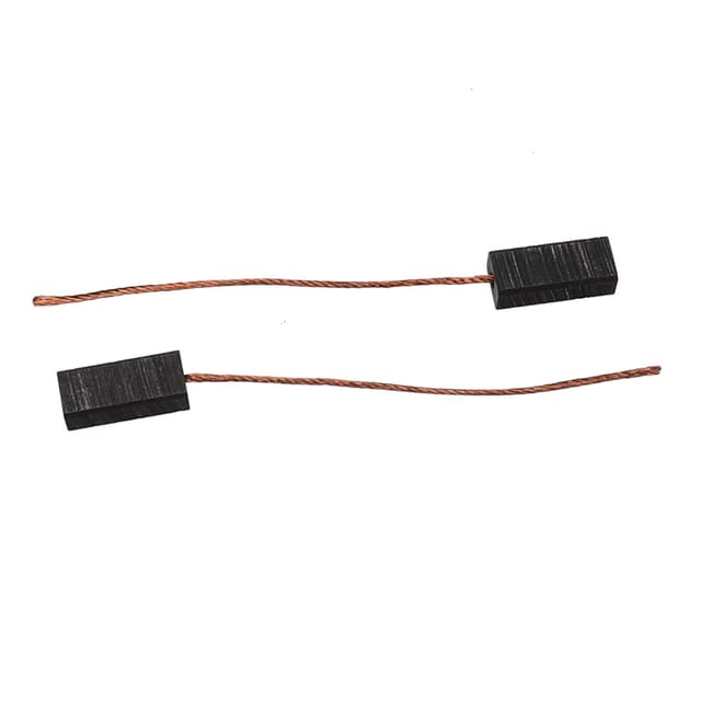 vhbw 2x Kohlebürste Motorkohle Schleifkohle 4,6 x 6,35 x 15,4mm kompatibel mit Lichtmaschine 300 722, ABR52183, PX60, PX602 Lichtmaschine