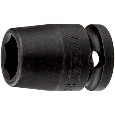 Schlag-, Maschinenschrauber Steckschlüsseleinsatz 880S-11 ∙ 3/8 Zoll (10 mm) Vierkant hohl ∙ Außen Sechskant-Tractionsprofil ∙ sw 11 mm
