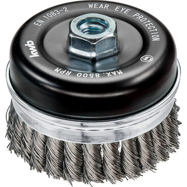 kwb AGGRESSO-FLEX® TOPFBÜRSTE, STAHLDRAHT, GEZOPFT 719210 1 St.