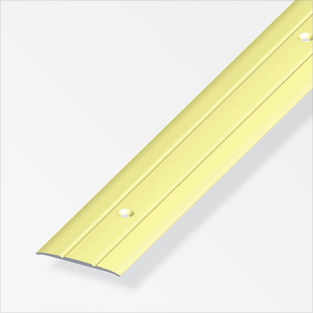 Alfer - bergangsprofil 1 m, 37 x 2.5 mm Aluminium eloxiert messing Übergangsprofile