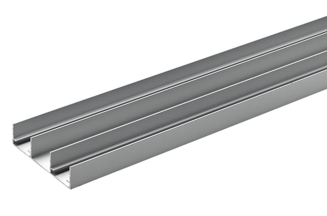 Hettich - Führungsprofil SlideLine 16plus Aluminium, silberfarben, 1 Stück Möbelbeschläge