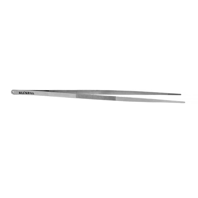 All Grill - Allgrill Edelstahl-Pinzette Grillpinzette für kleines und zartes Grillgut 45 cm