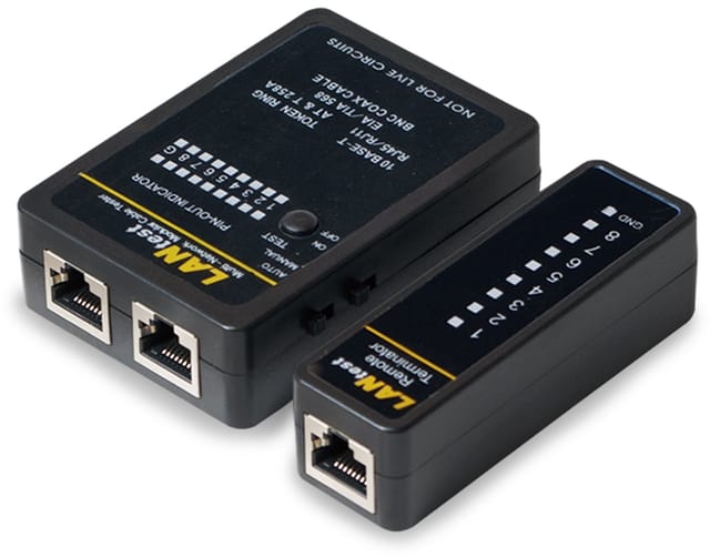 Netzwerk-Kabeltester WZ0015, RJ11/RJ12/RJ45 - Logilink