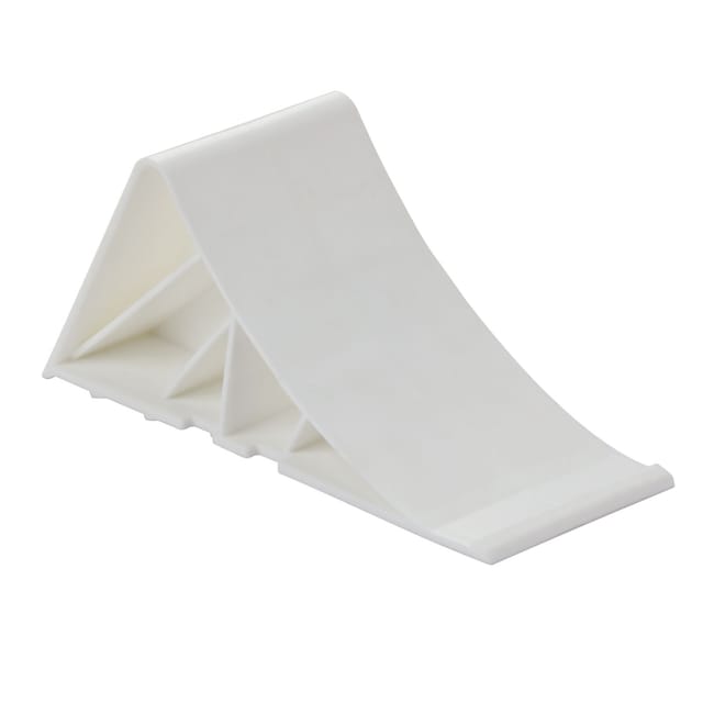 Dema - pvc Unterlegkeil weiß ohne Halter Bremskeil Hemmschuh Radkeil Anhänger Keil