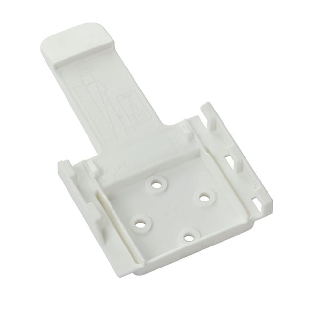 Dema - PVC-Halter für Unterlegkeil weiß Bremskeil Hemmschuh Radkeil Anhänger Keil