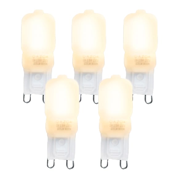 Set mit 5 G9-LED-Lampen cute pc 2W 200 lm 2700K