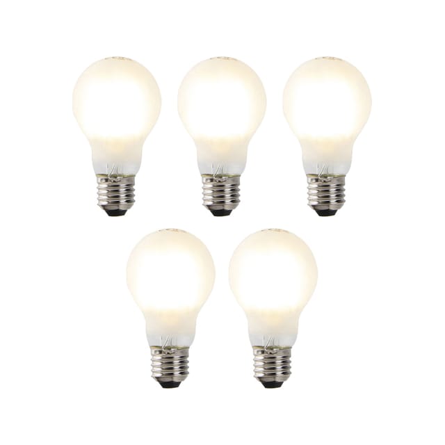 Luedd - Set mit 5 dimmbaren LED-Glühlampen E27 A60 7W 806 lm 2700K