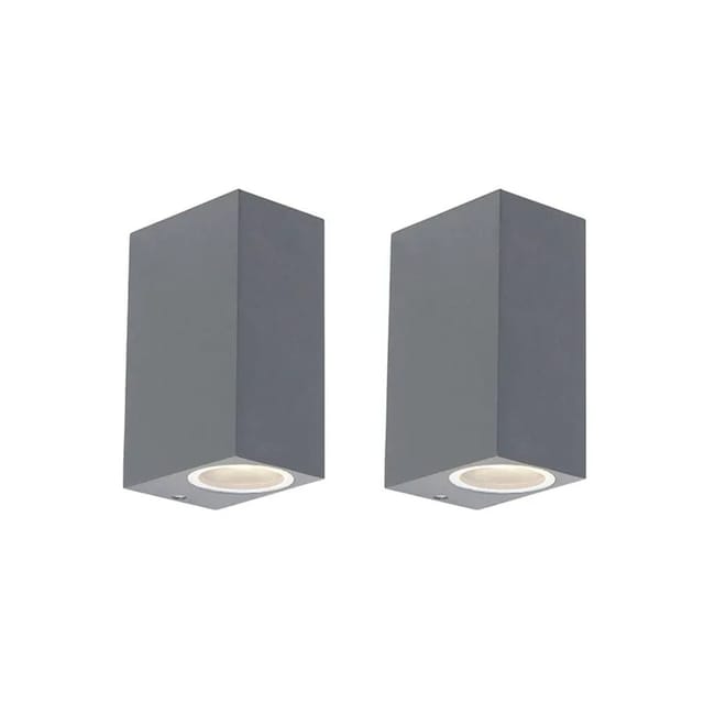 Set mit 2 modernen Wandleuchten Anthrazit IP44 - Baleno ii