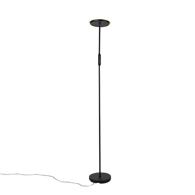 Moderne Stehlampe schwarz inkl. led und Dimmer - Bumu