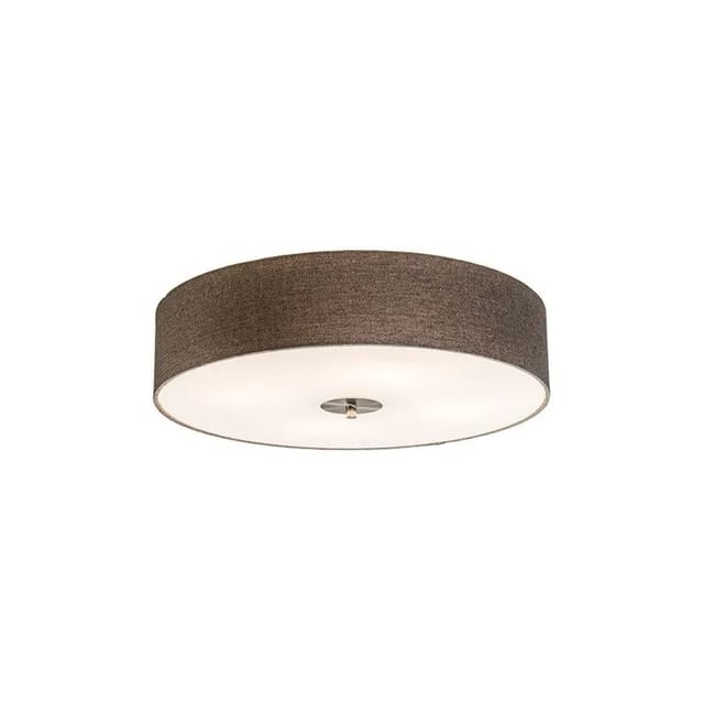 Ländliche Deckenleuchte taupe 50 cm - Drum Jute