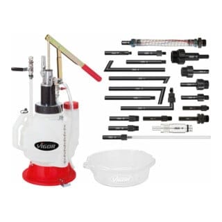 Öl-Einfüllgerät ∙ mit Adapter Satz ∙ V4385N ∙ 21-teilig ∙ Anzahl Werkzeuge: 21