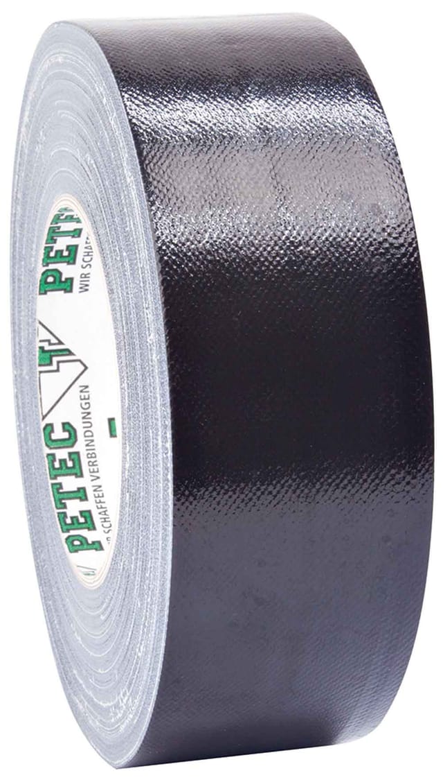 Petec Power Tape Panzerband Schwarz 50 mm x 50 m