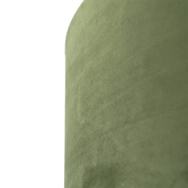 Lampenschirm Velours grün 50/50/25 mit goldener Innenseite