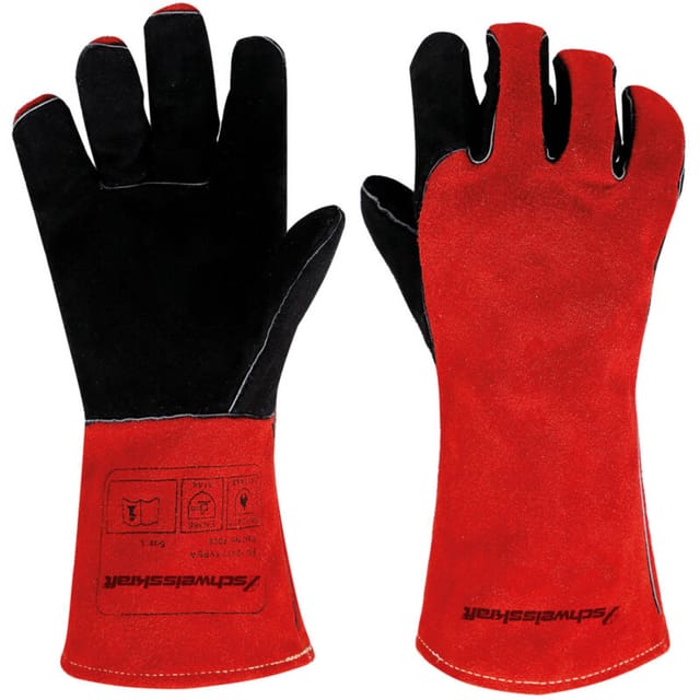 Schweisskraft - Schweißkraft Schweißerhandschuh Gr. l für Schutzgas geeignet mit Fleece-Futter