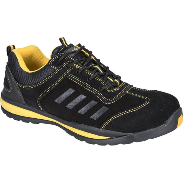 Trainer-Schuh Portwest Lusum - Größe 46 - S1P hro Steelite - FW34BKR46