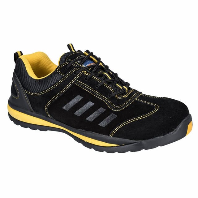 Trainer-Schuh PORTWEST Lusum - Größe 42 - S1P HRO Steelite - FW34BKR42