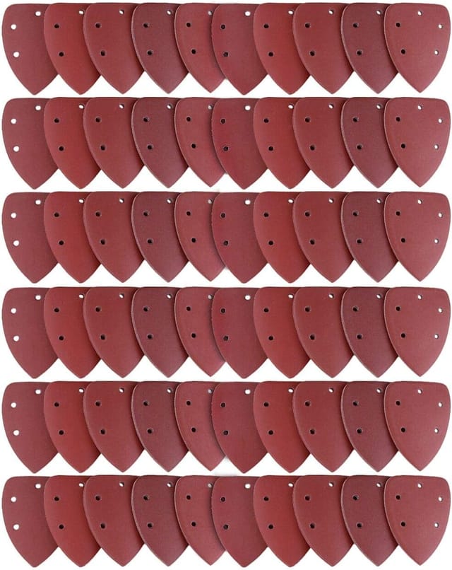 Set Mit 60 Schleifblättern, Schleifpapier 40/60/80/100/120/180/240/320/400/800, Ideal Für Multifunktionsschleifer