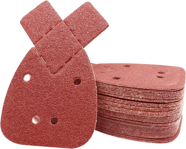 50er-Körnung Schleifpapier, dreieckiges Schleifpapier 40/60/80/120/240er-Körnung