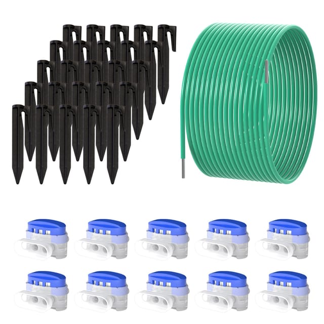 Zubehör Reparatur-Set Mähroboter 10m Begrenzungskabel + 10x Verbinder+ 25x