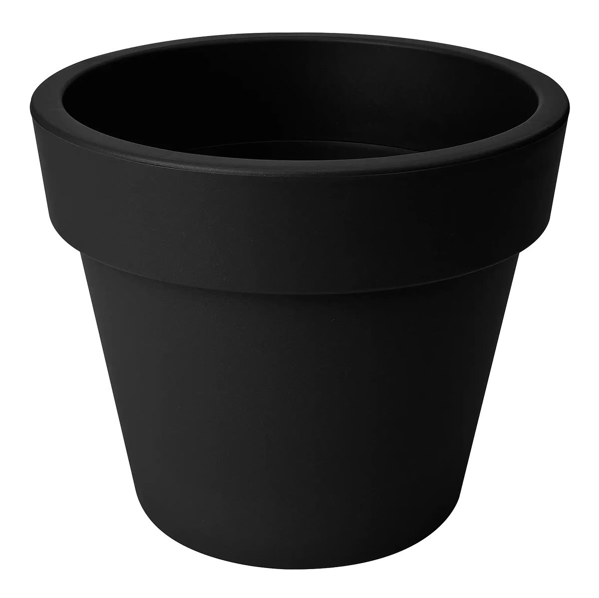 Green Basics Pflanzgefäß Schwarz Ø 30 Cm - Kunststoff - Elho