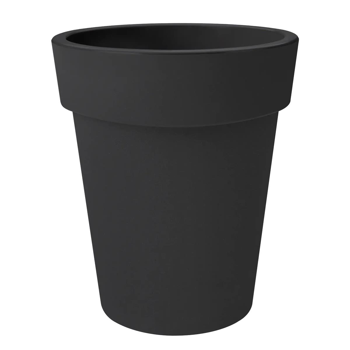 Elho - Green Basics Pflanzgefäß Hoch Schwarz Ø 35 Cm - Kunststoff