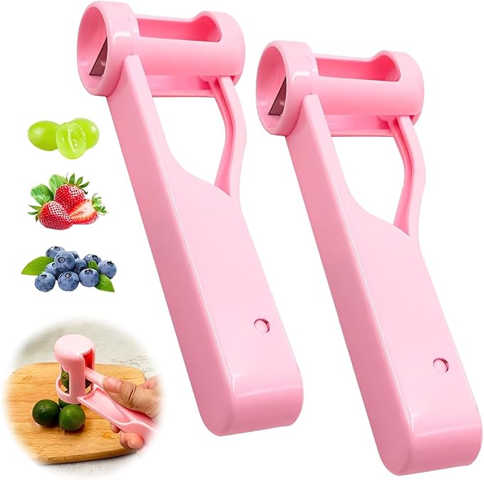 Set Aus Zwei Traubenausstechern Für Babys Und Kleinkinder – Ein Praktischer Obst- Und Gemüseausstecher, Ideal Für Die Zubereitung Von Obst- Und Gemüsesalaten Und Zum Dekorieren Von Kuchen.