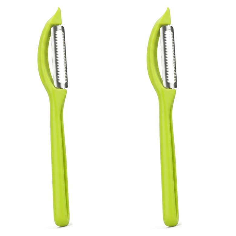 Gemüseschäler-set, 2-teilig – Extra Scharfe, Gezahnte Klinge