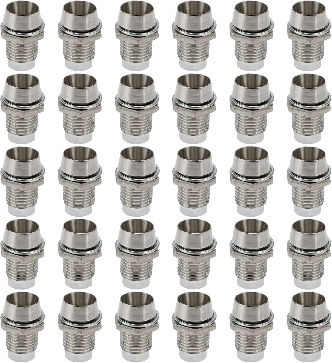 Mm Led-montageclips Aus Metall (30 Stück) – Silberne Rahmenhalterungen Für Leds