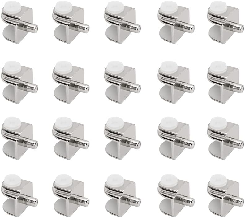 20 Glasregalhalterungen.