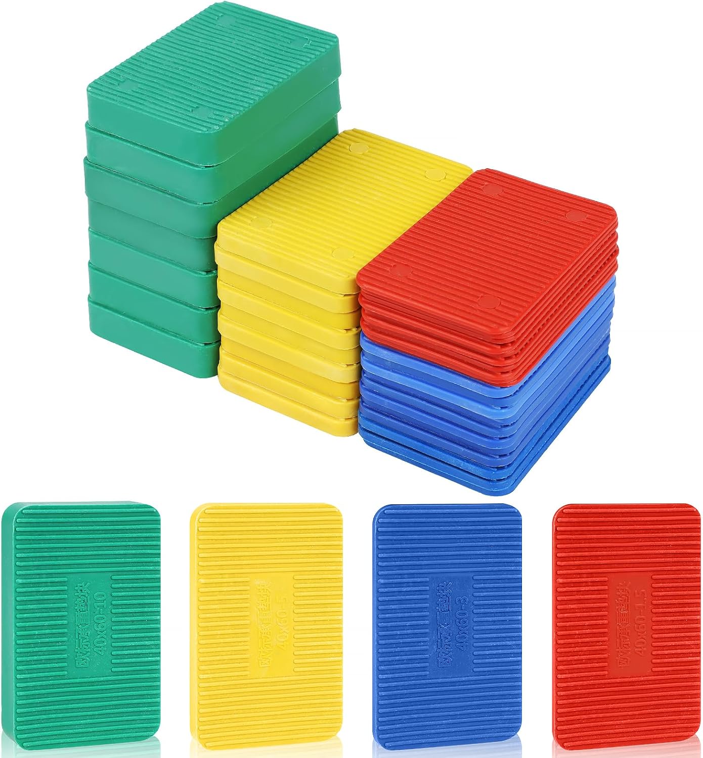 40 Stück Fensterkeile, 1,5–10 Mm, 60 X 40 Mm, Kunststoff