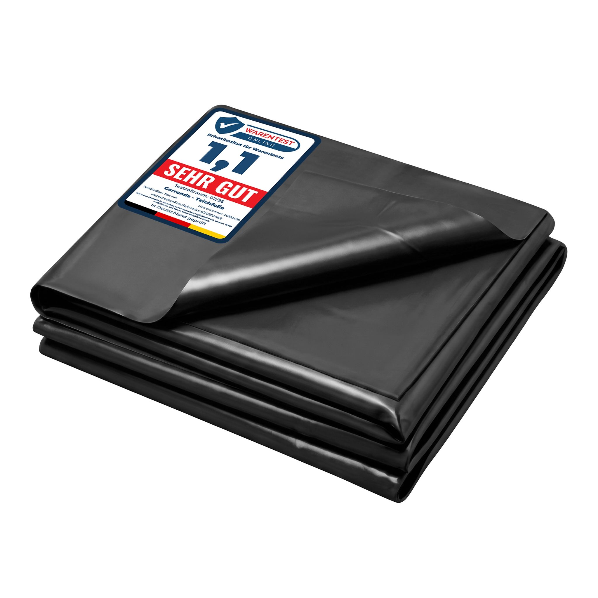 Garronda 8x1 M Teichfolie Pe 0,5 Mm Uv Folie Teichplane 3-lagig Gd-0257
