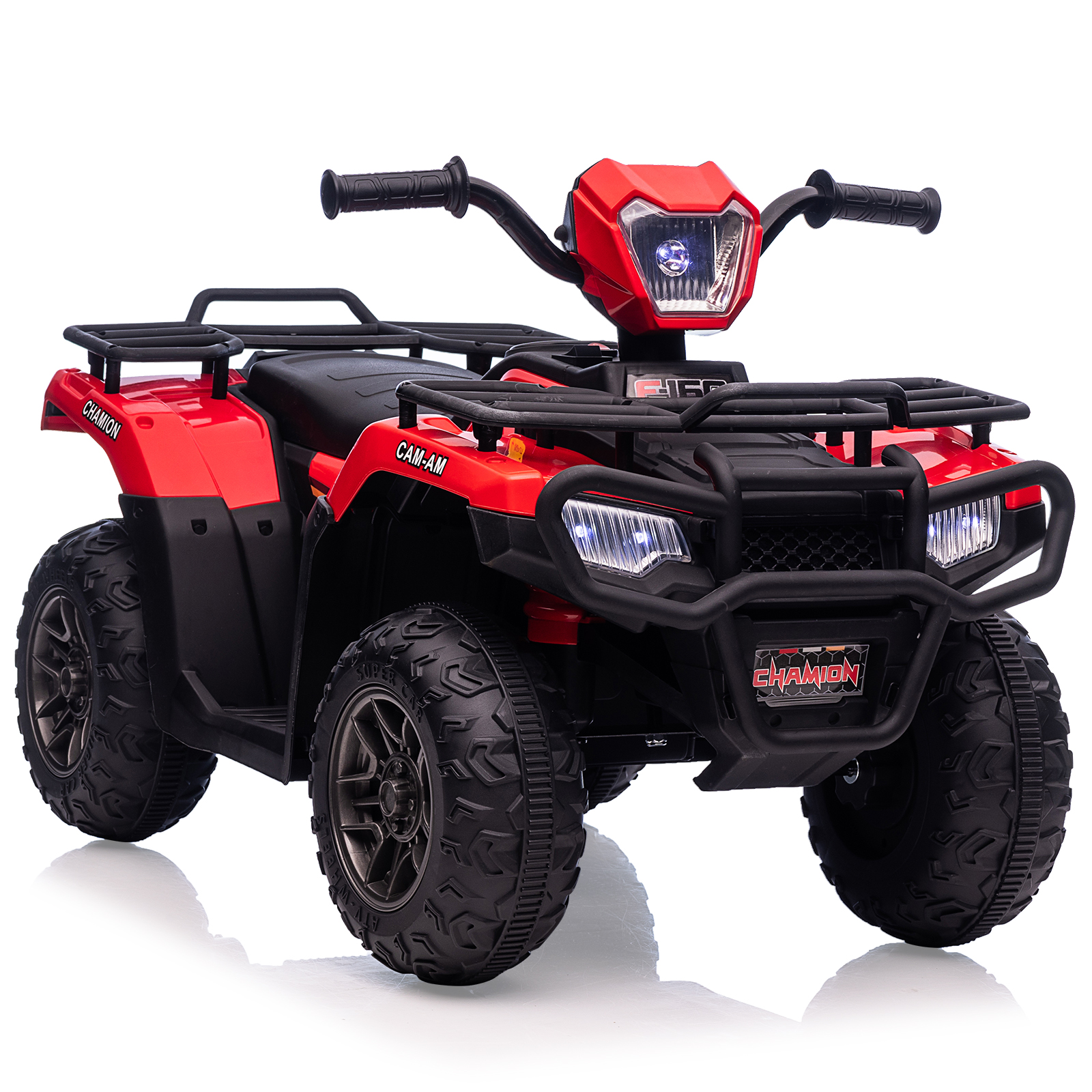 Garvee 12v Kinder Elektroquad Ab 3, Sicheres Quad Mit Led-scheinwerfer, Musik & Sanftanlauf, Robustes Pp-metall-fahrzeug Für Drinnen & Draußen, Magenta