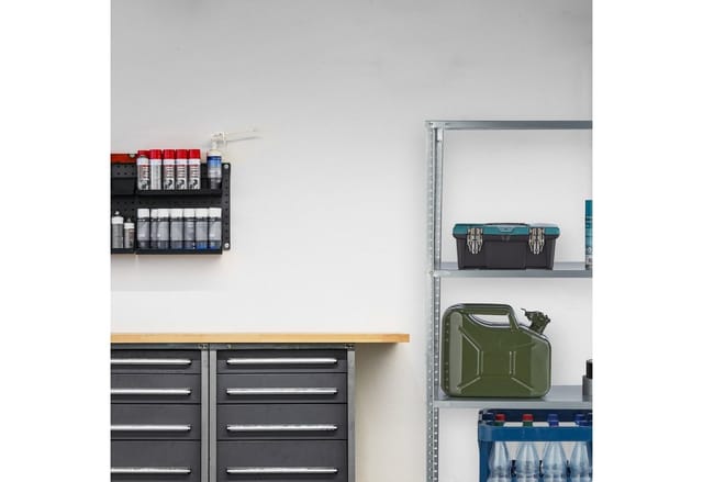 Metallregal verzinkt, hbt: 145x75,5x30 cm, 4 Böden, bis 160kg, zum Schrauben, Stahl, Lagerregal Keller, silber - Relaxdays