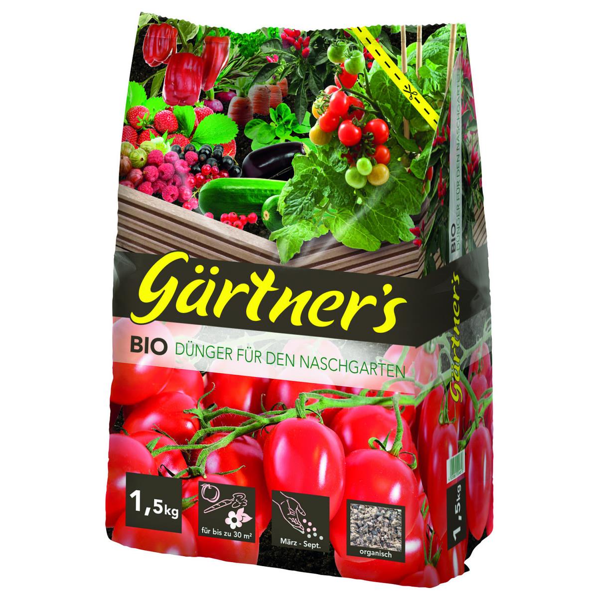Gpi Gärtner´s Biogarten Biodünger Für Den Naschgarten - 1,5 Kg