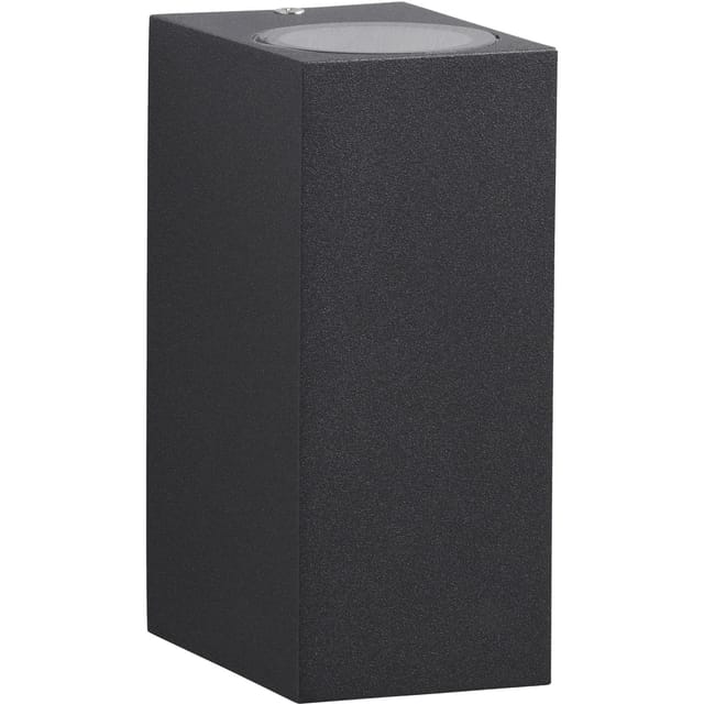 Telefunken - led Außenleuchte Außenlampe 2xGU10 IP44 5W 4000K anthrazit Metall