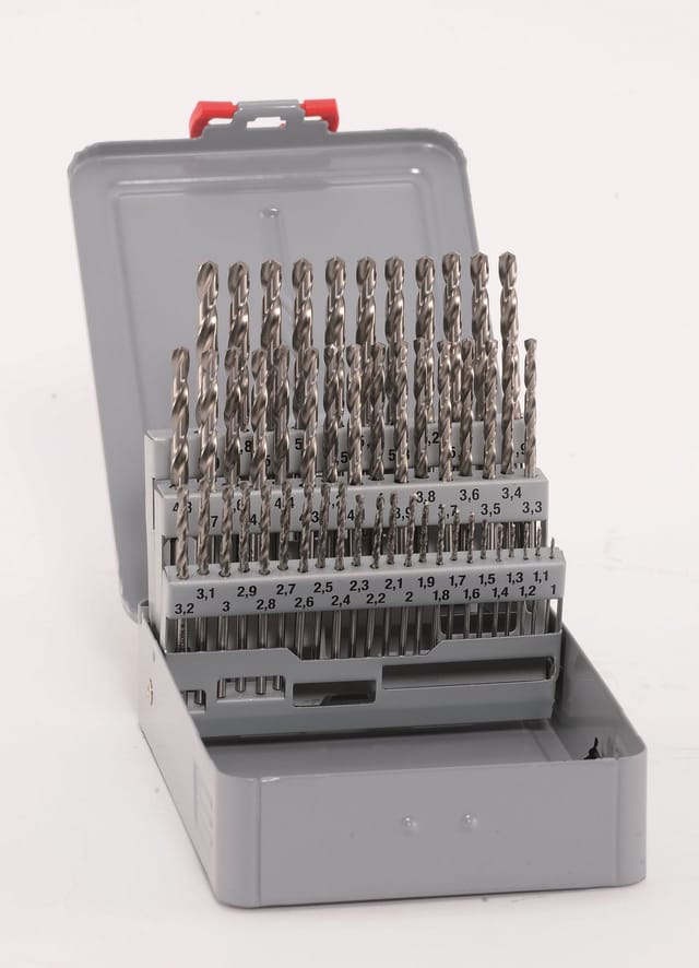Bohrer hss Cobalt Spiralbohrer Set km 50 tlg Bohrer 1°5,9 mm - Alpen