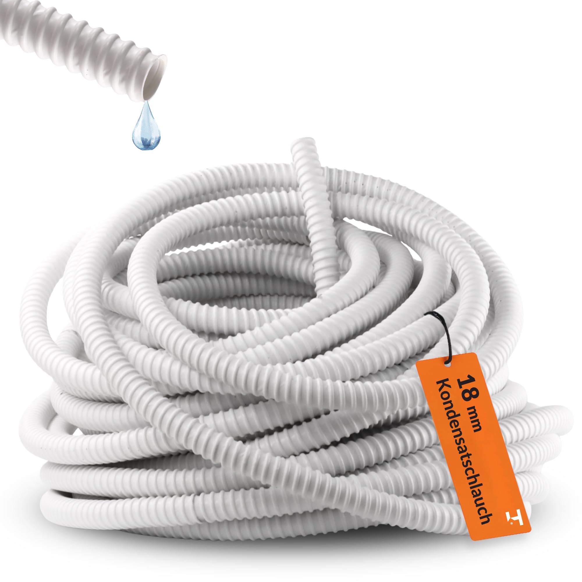 Hausheld Kondensatschlauch Ø 18 Mm X 1 M - Flexibles Pvc