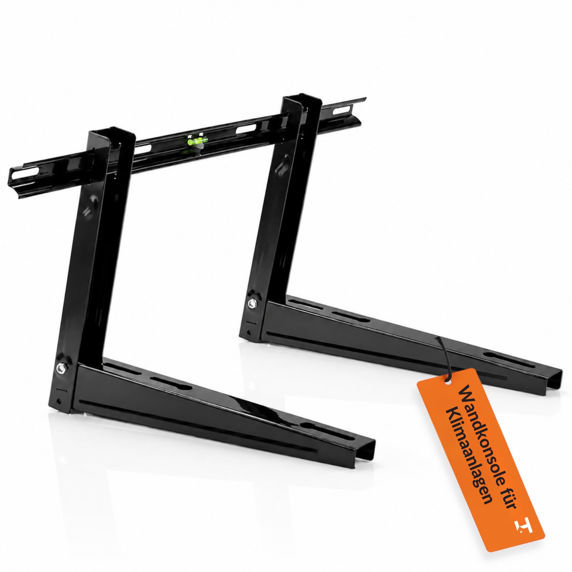 Hausheld Wandhalterung 550 Mm Schwarz Für Klimaanlage Bis 150 Kg