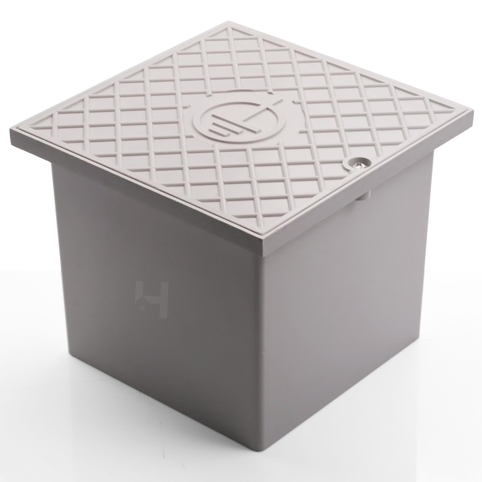 Hausheld Erdungsprüfschacht 200 X 200 X 165 Mm Für Erdreich