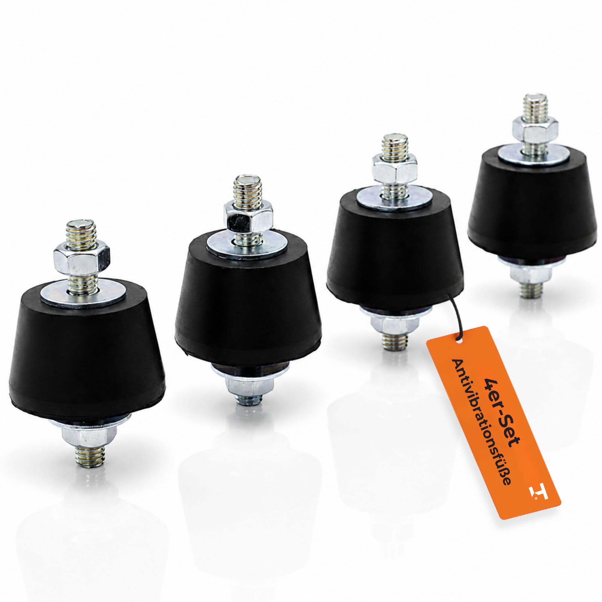 Hausheld Antivibrationsfüße M8 40 Mm Für Klimaanlagen - 4er Set