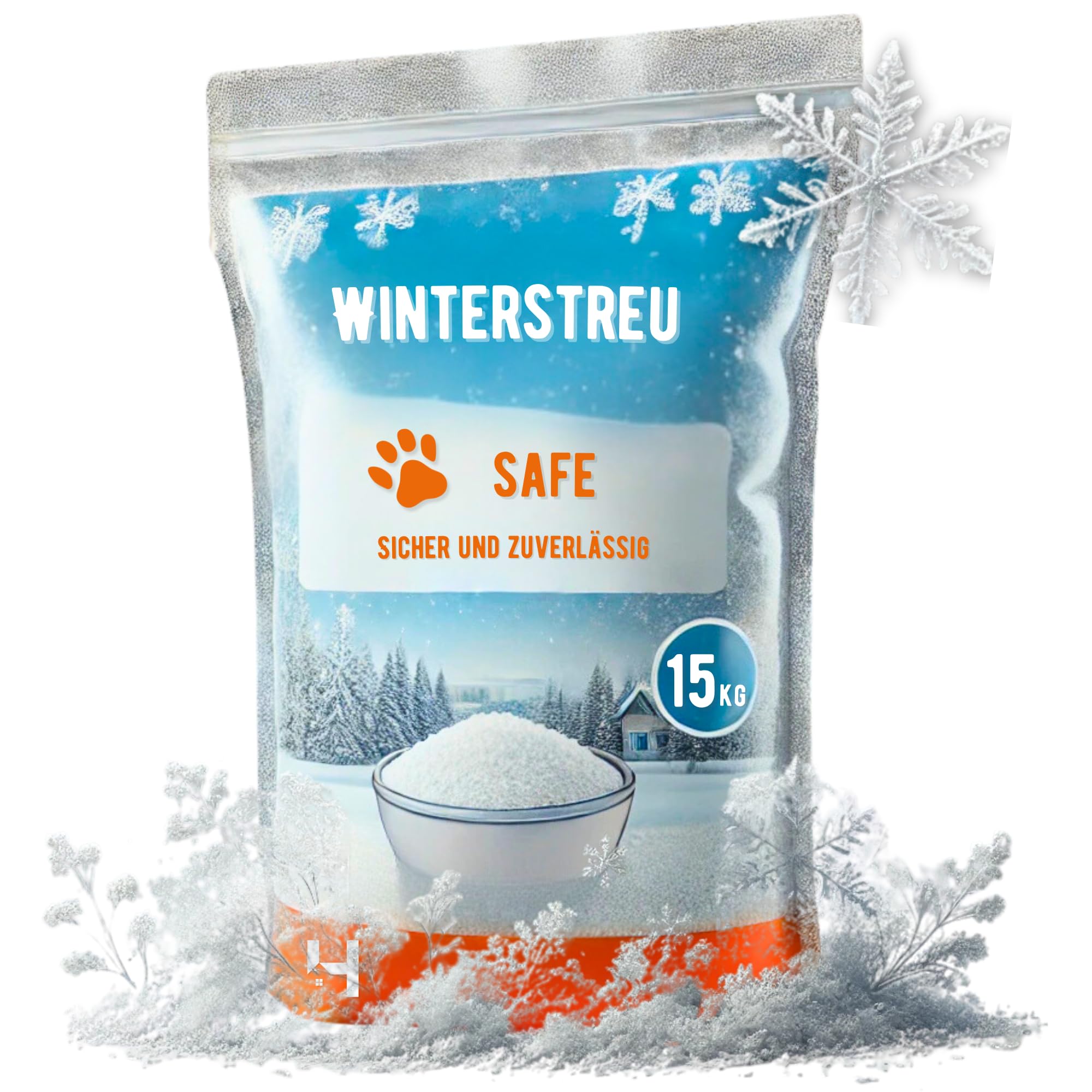 Winterstreu 15kg - Effektiver Schneeräum - Und Enteisungsmittel