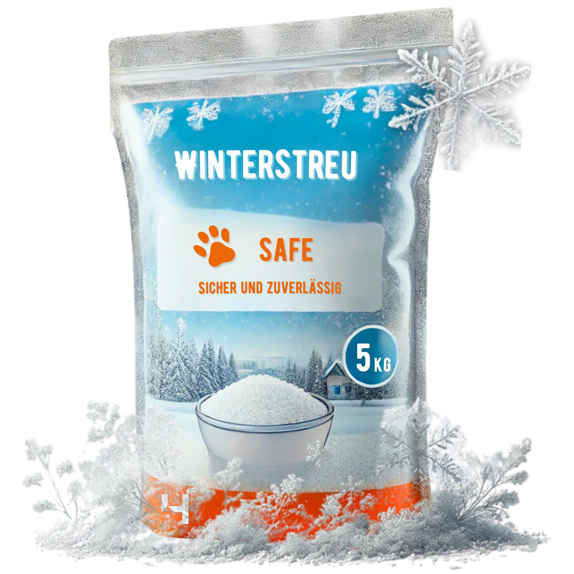 Winterstreu 5kg - Effektiver Schneeräum - Und Enteisungsmittel