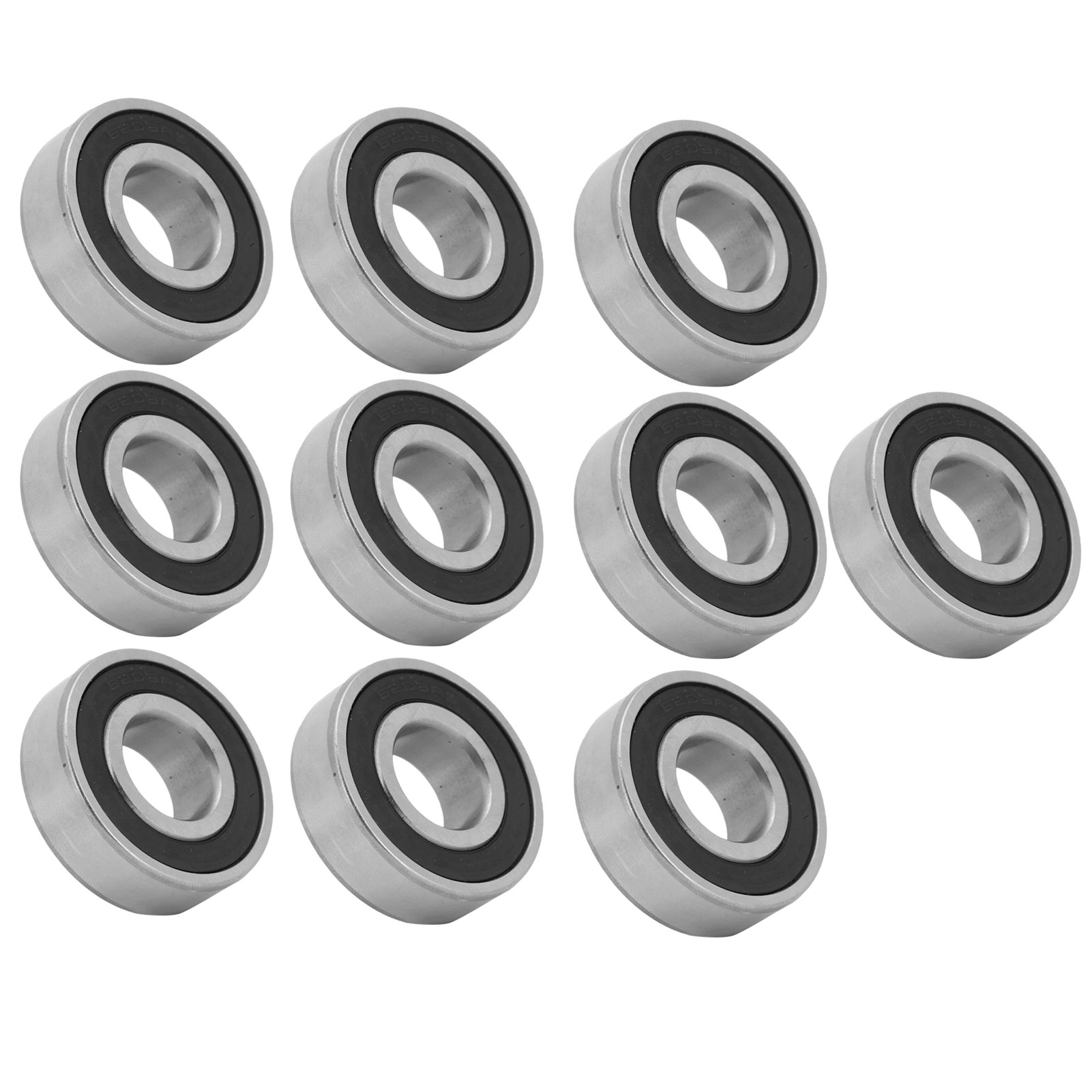10 Stück 6203rs Wälzlagerstahl Rillenkugellager 17 Mm