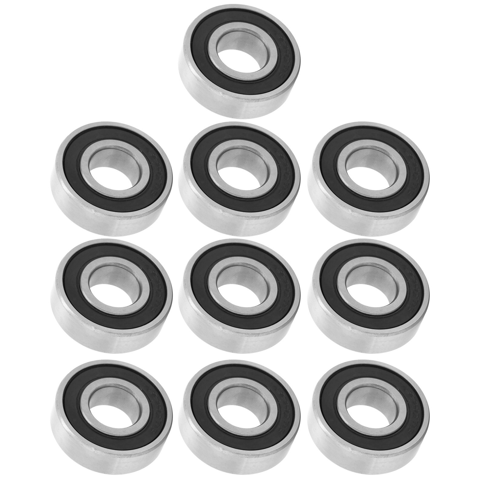 10 Stück 6202-rs Schwarze Rillenkugellager Aus Wälzlagerstahl, 15 Mm