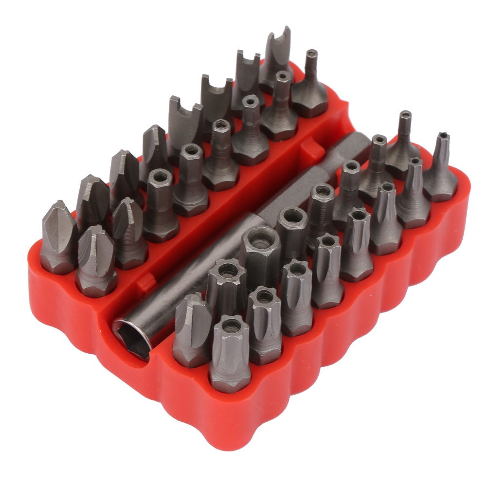 33-in-1 Hohlschraubendreher-bit-set Mit Sechskant-, Kreuz- Und Sternschraubendreher-bits Sowie Verlängerungsstange