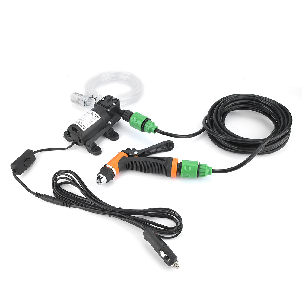 12v Elektrische Autowaschpumpe Reinigungspistole Waschset Mit Nippelanschluss