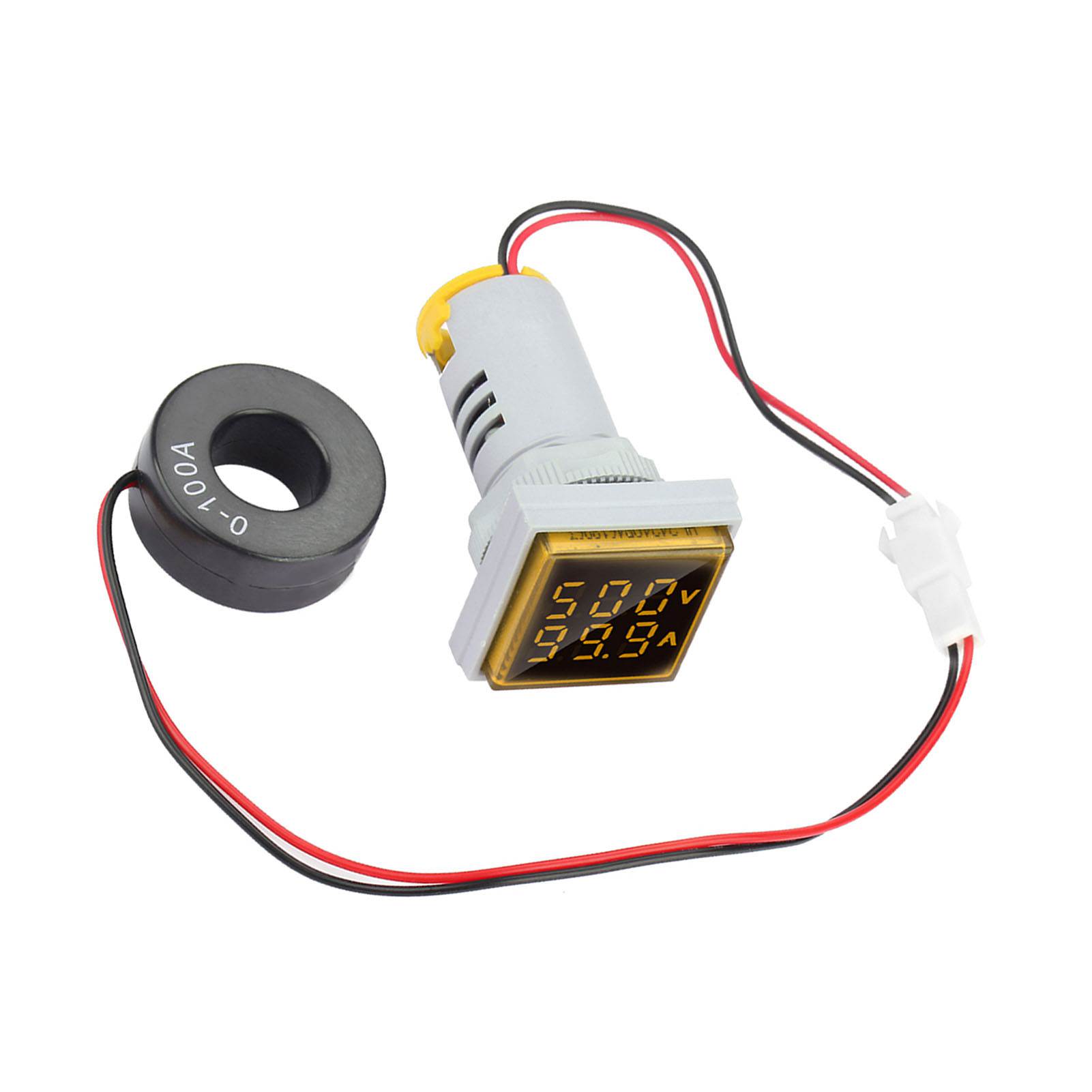 Led-digitalanzeige Für Wechselspannung Und -strom, 22 Mm, 0-100 A (gelb)