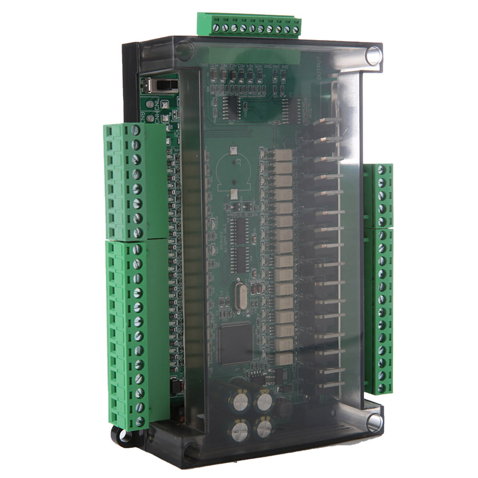 Industriesteuerplatine Fx3u-32mt, Hochgeschwindigkeit, 16 Eingänge, 16 Ausgänge, 24 V, 1 A
