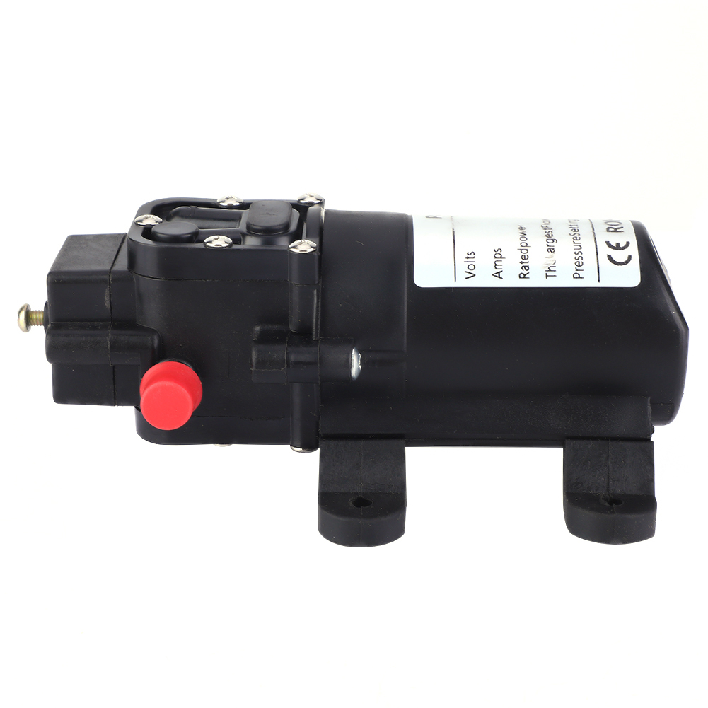 Doppelseitige, Gerade Rohr-selbstansaug-membranwasserpumpe, 24 V, 70 W
